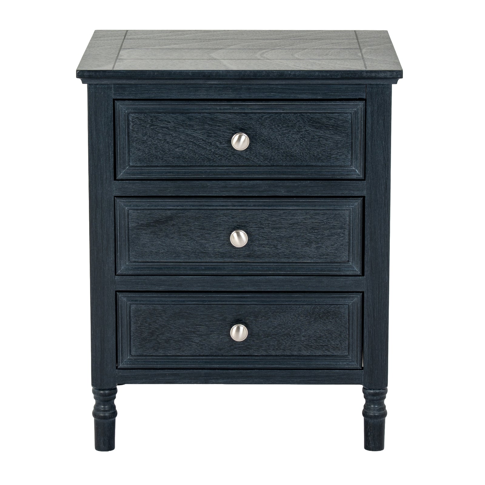 Contour Collection 3 Drawer Side Table