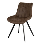 Malmo Coffee Swivel Dining Chair