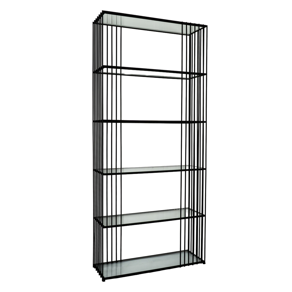 Alto Shelf Unit with Glass Shelves