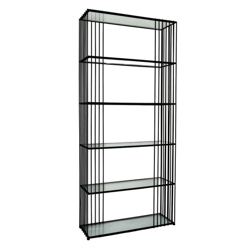 Alto Shelf Unit with Glass Shelves