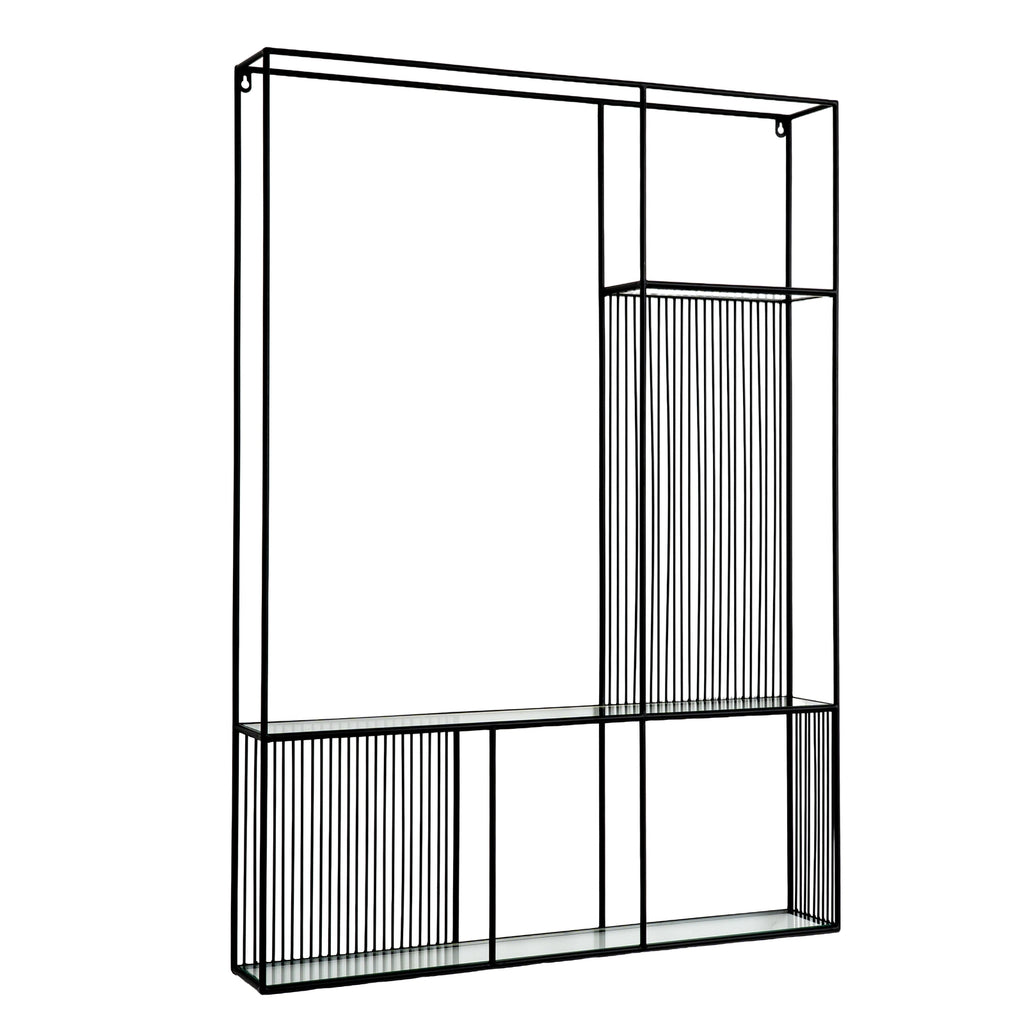 Axis Shelf Unit With Glass Shelves