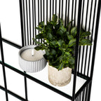 Axis Shelf Unit With Glass Shelves