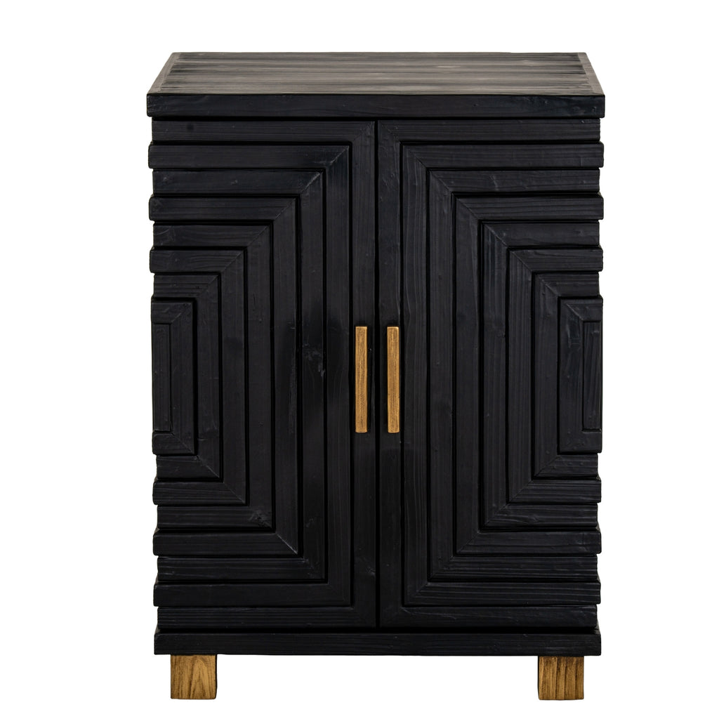 Lennox Black 2 Door Small Sideboard