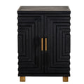 Lennox Black 2 Door Small Sideboard