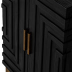Lennox Black 2 Door Small Sideboard