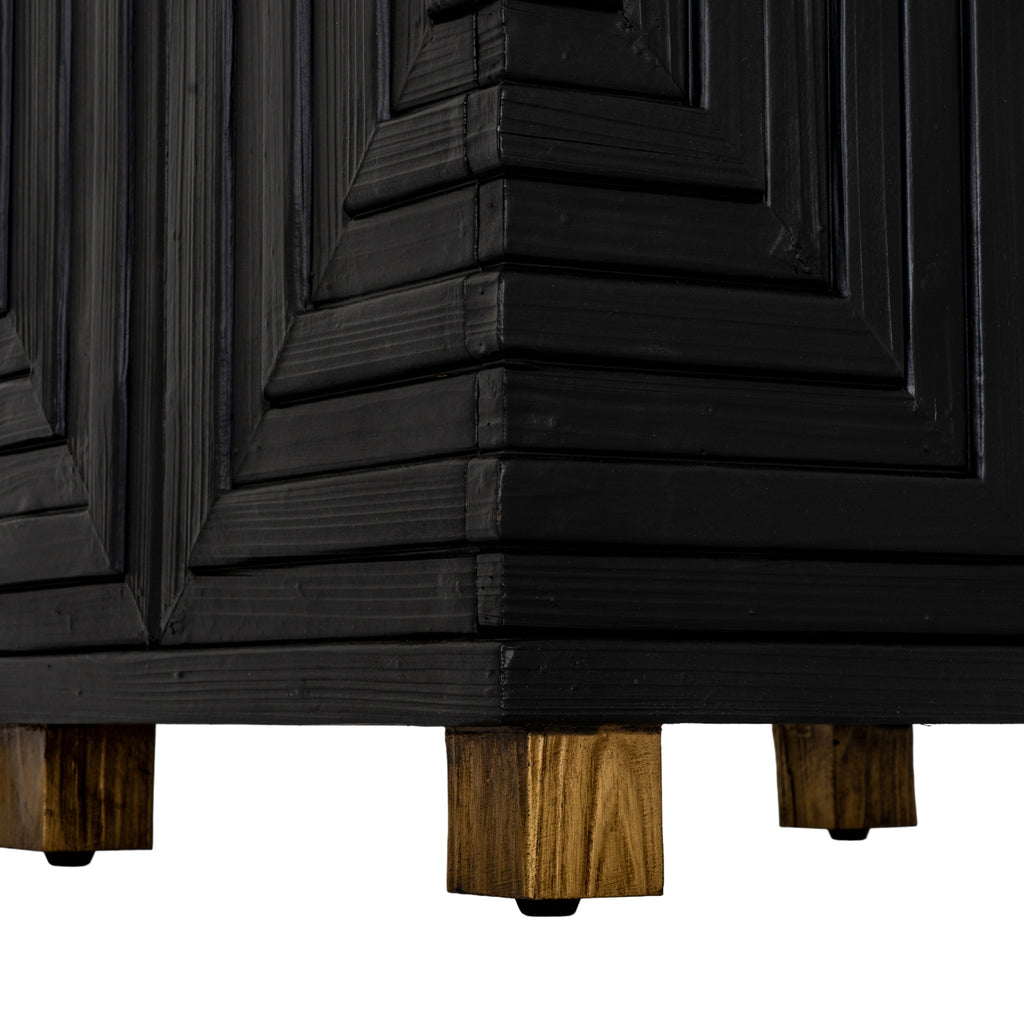 Lennox Black 2 Door Small Sideboard