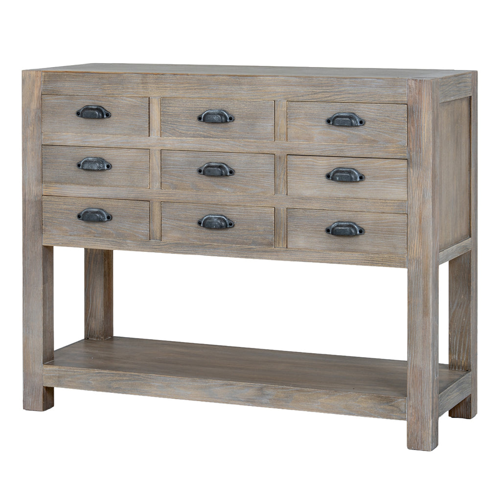 Haldon Collection 9 Drawer Chest with Shelf