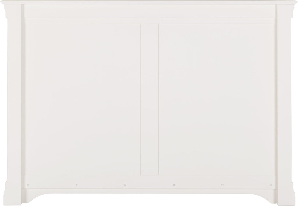 Bordeaux High Foot End Double Bed - Ivory