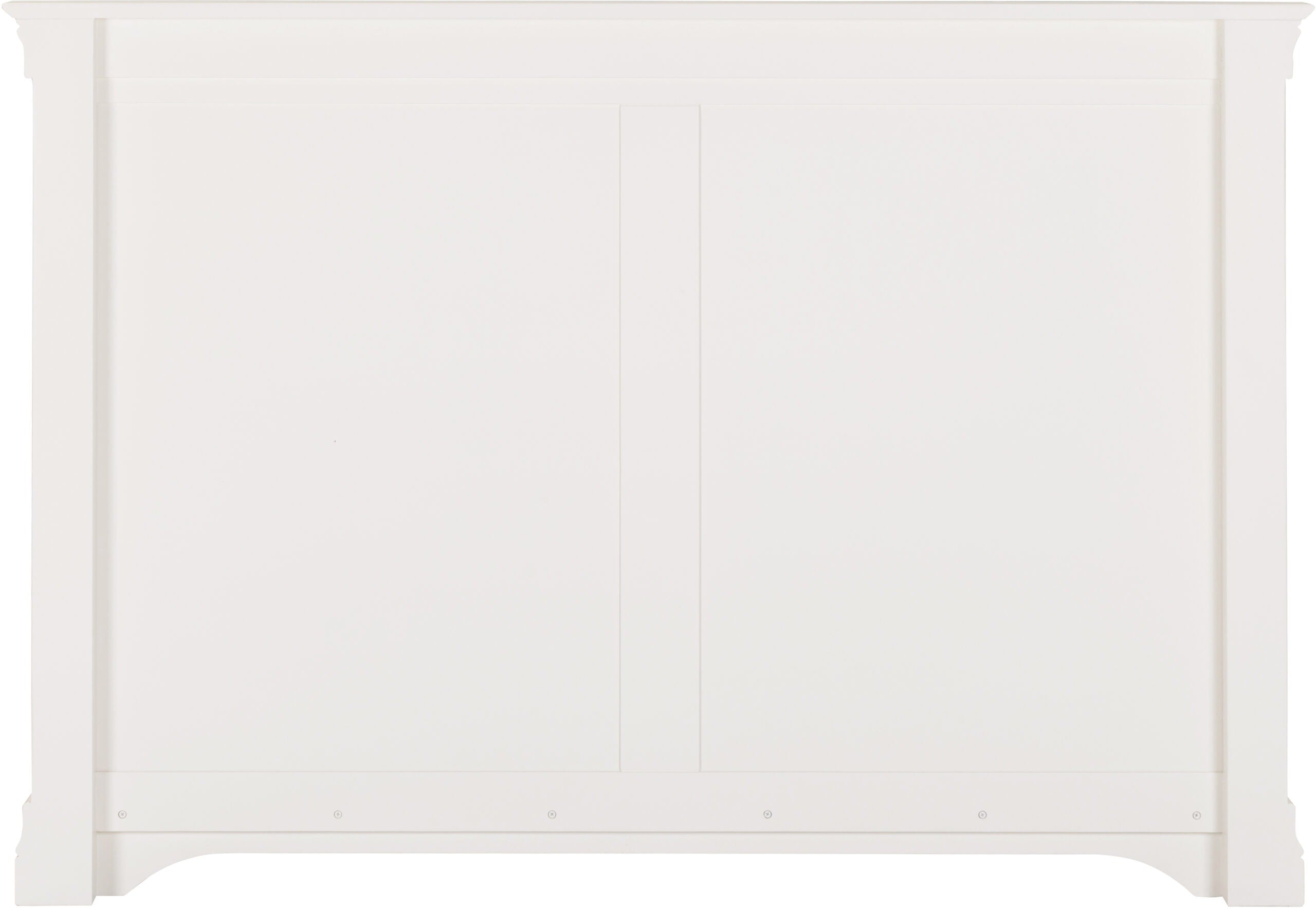 Bordeaux High Foot End Double Bed - Ivory