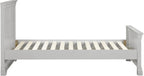 Bordeaux High Foot End Double Bed - Pebble Grey