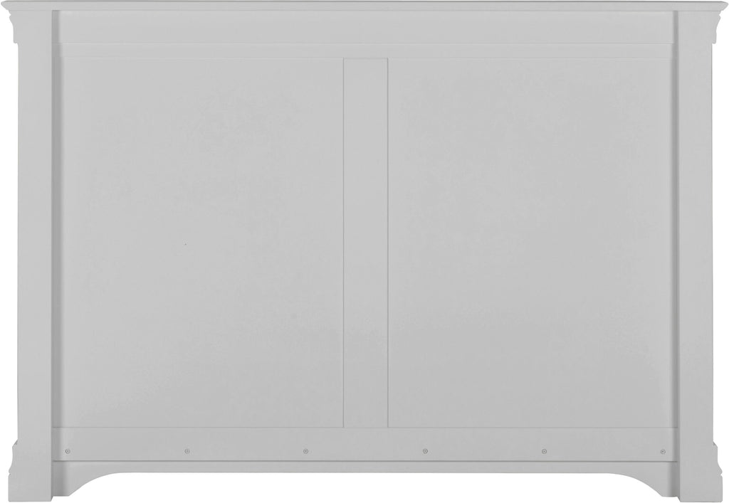 Bordeaux High Foot End Double Bed - Pebble Grey