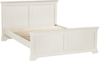 Bordeaux High Foot End King Size Bed - Ivory