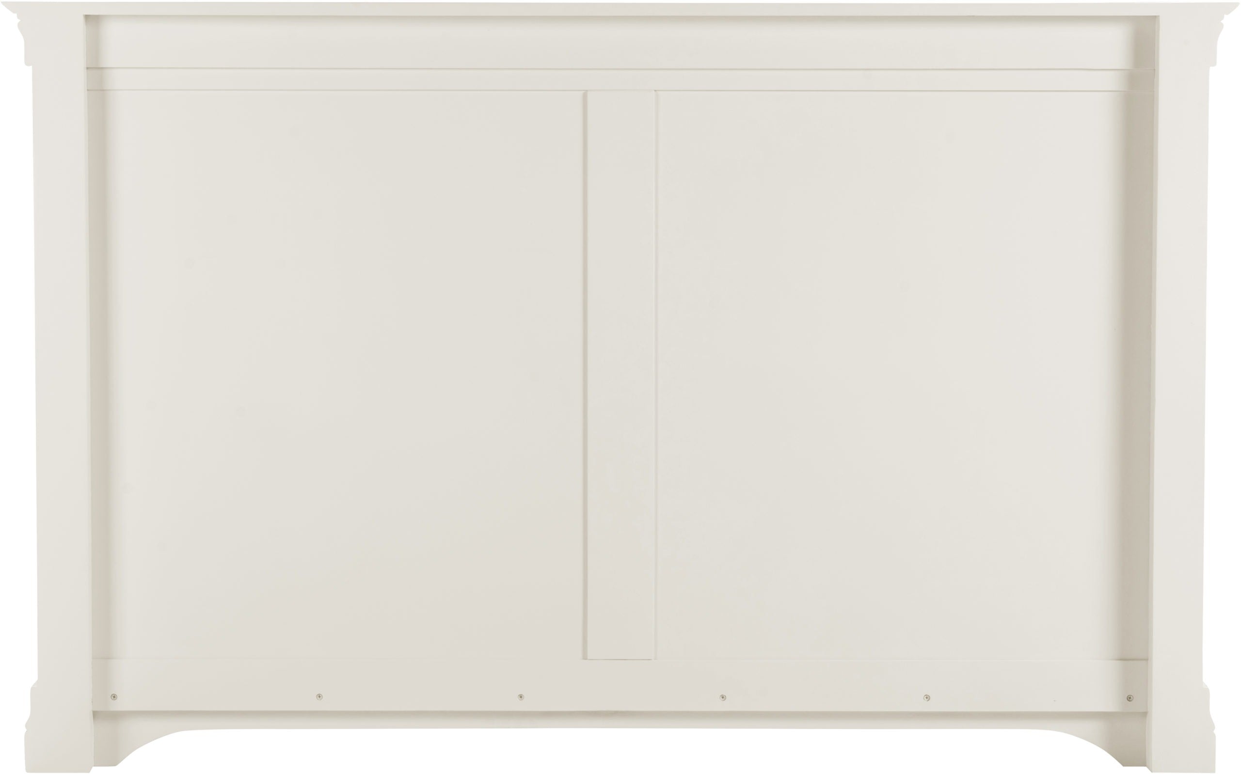 Bordeaux High Foot End King Size Bed - Ivory