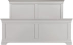 Bordeaux High Foot End King Size Bed - Pebble Grey