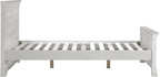 Bordeaux High Foot End King Size Bed - Pebble Grey