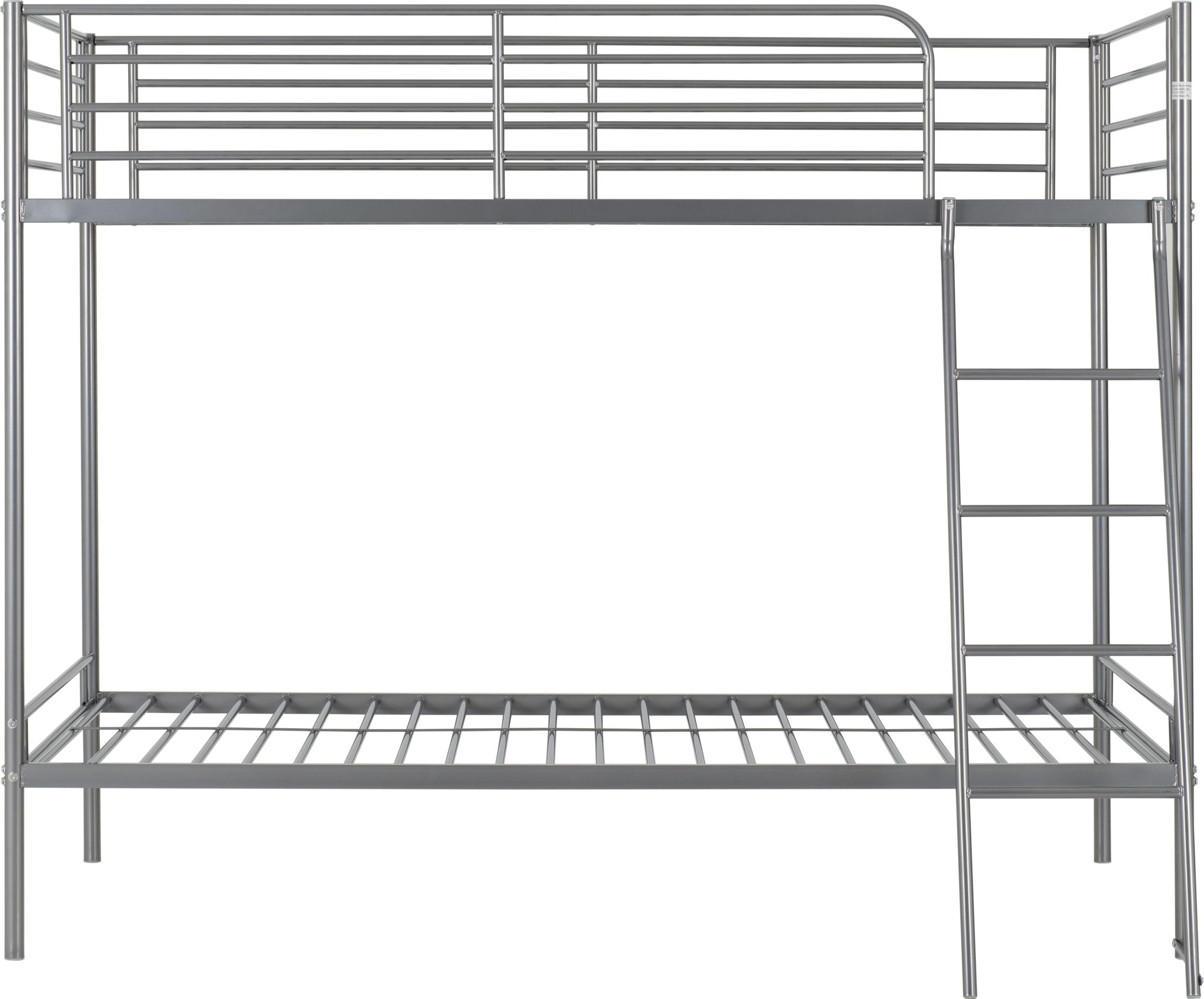 Brandon Bunk Bed - Silver