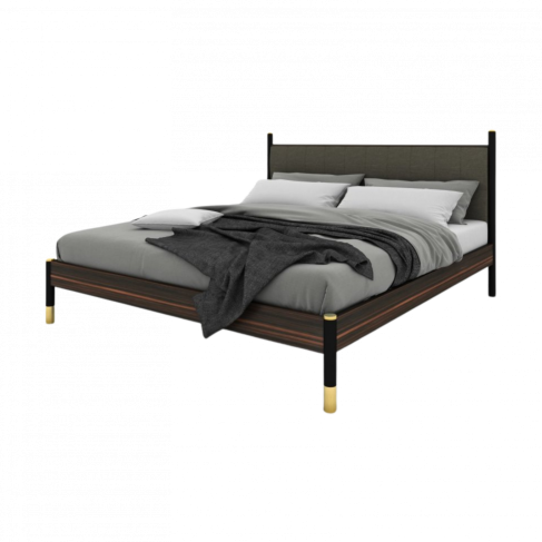 Bali Bed In Grey - Double side view
