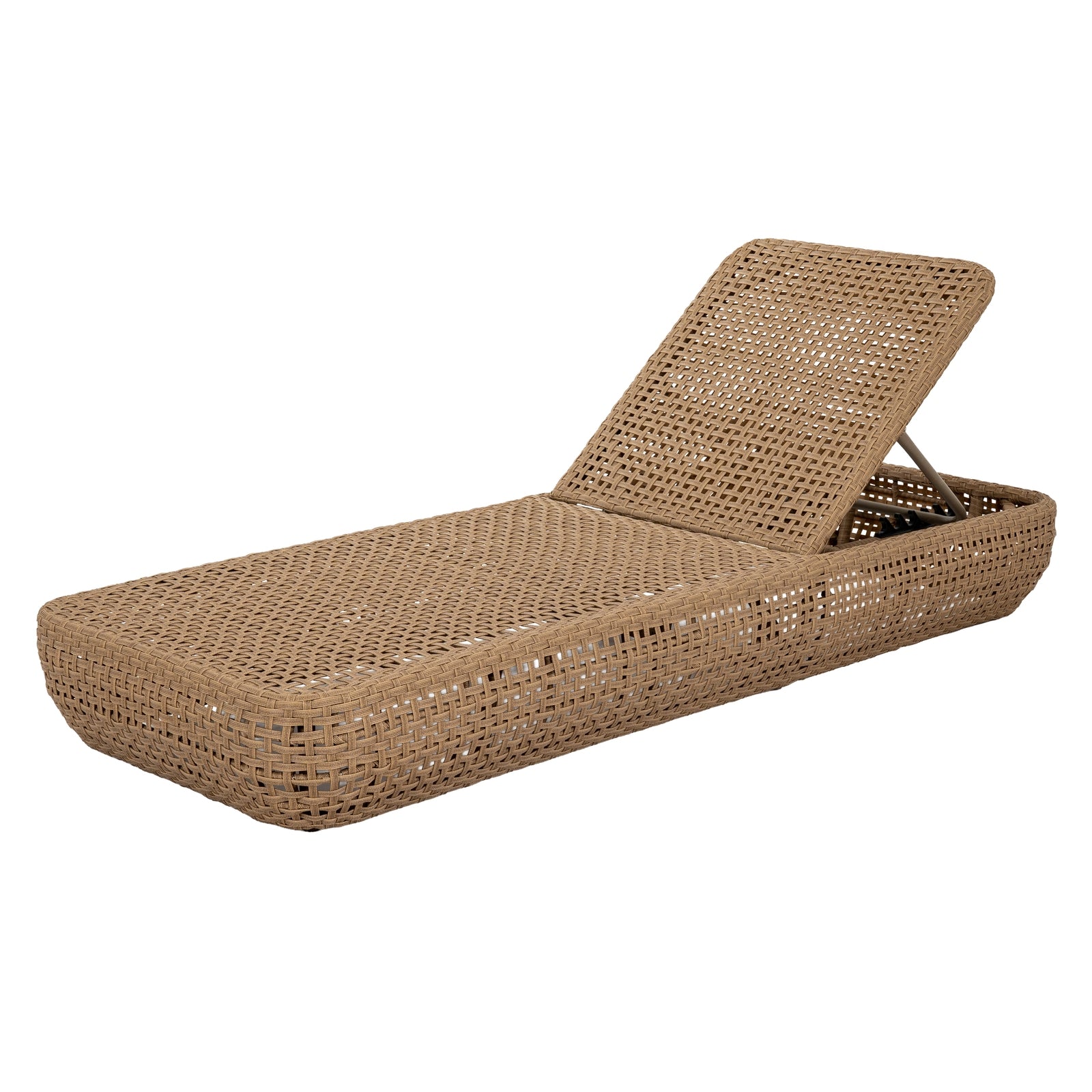 Bloom Collection Outdoor Sunbed without cushion look