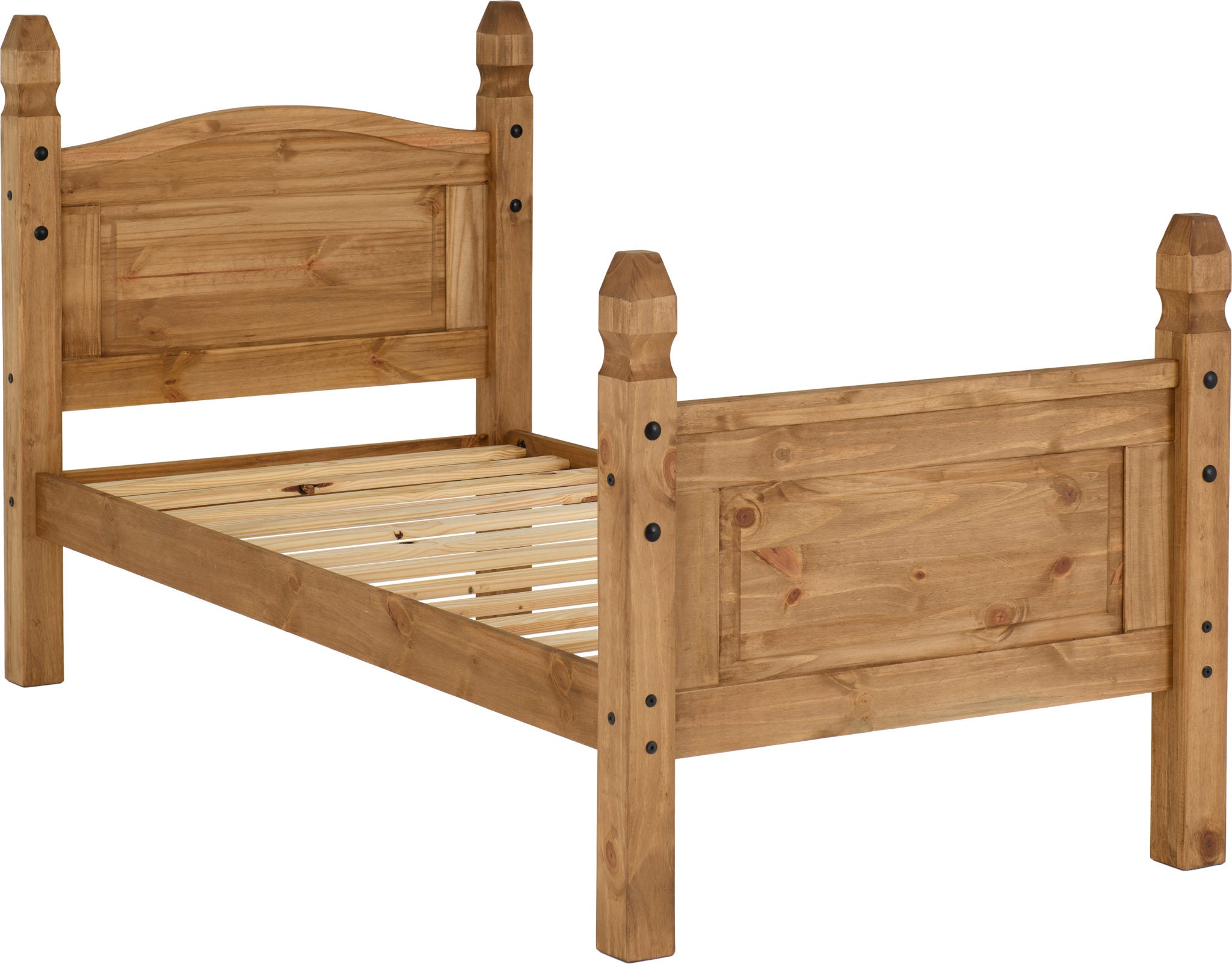 Corona High Foot Single Bed
