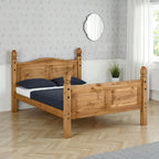 Corona High Foot End Double Bed