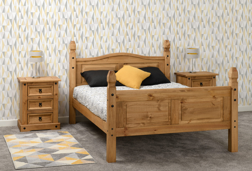 Corona High Foot End Double Bed