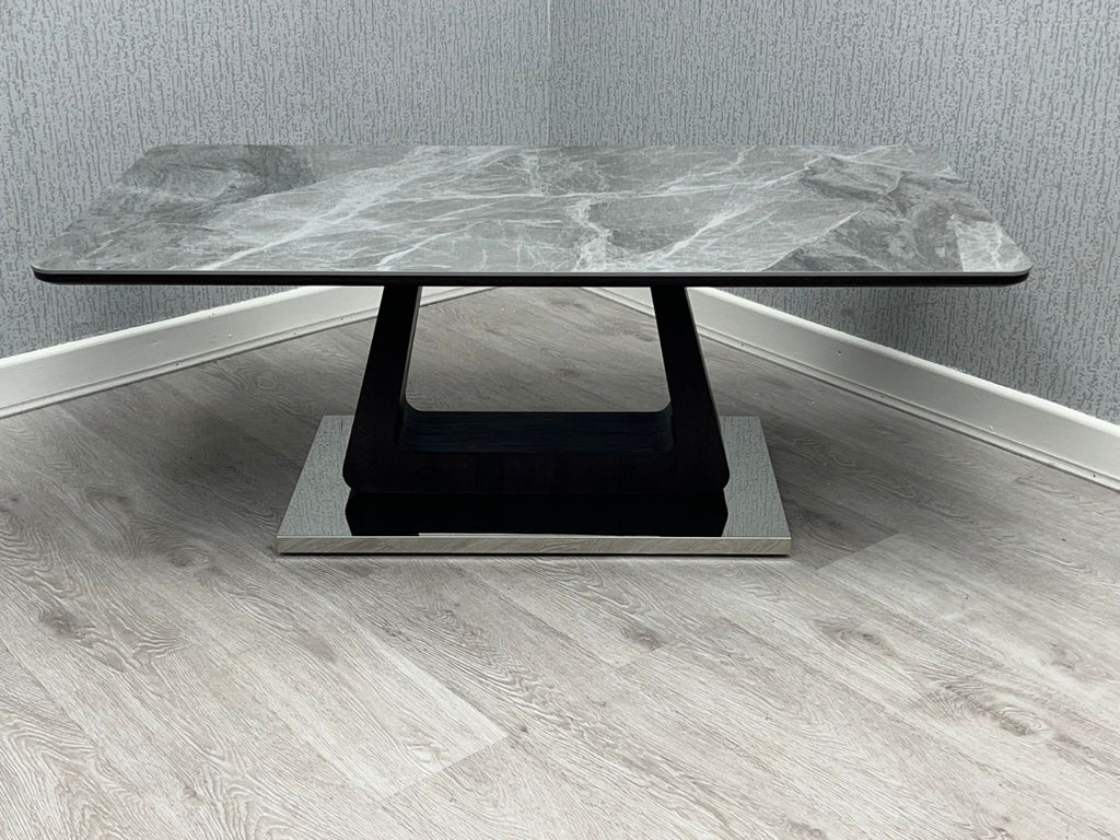 Zermatt Coffee Table Grey Ceramic