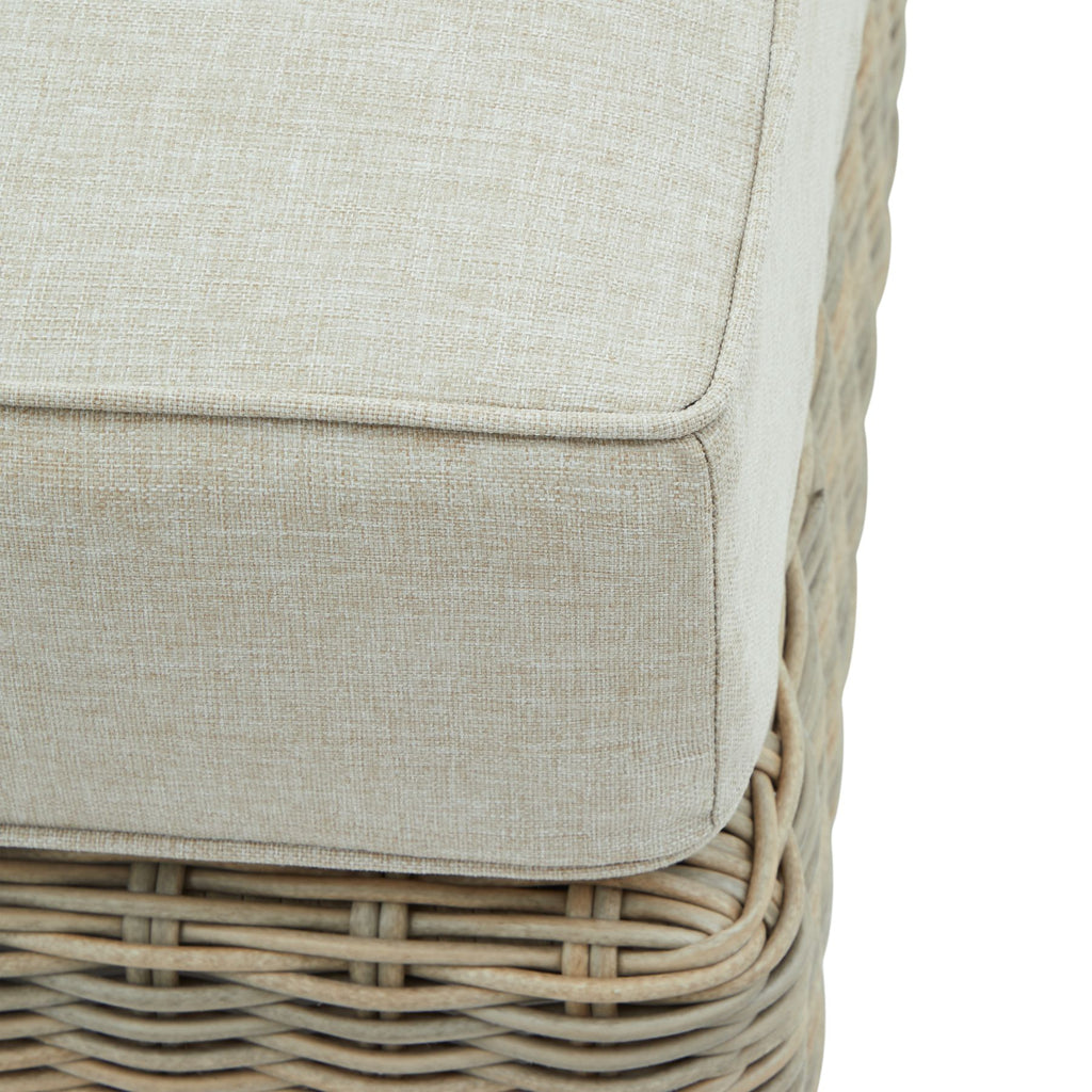 Capri Collection Outdoor Foot Stool close up 3