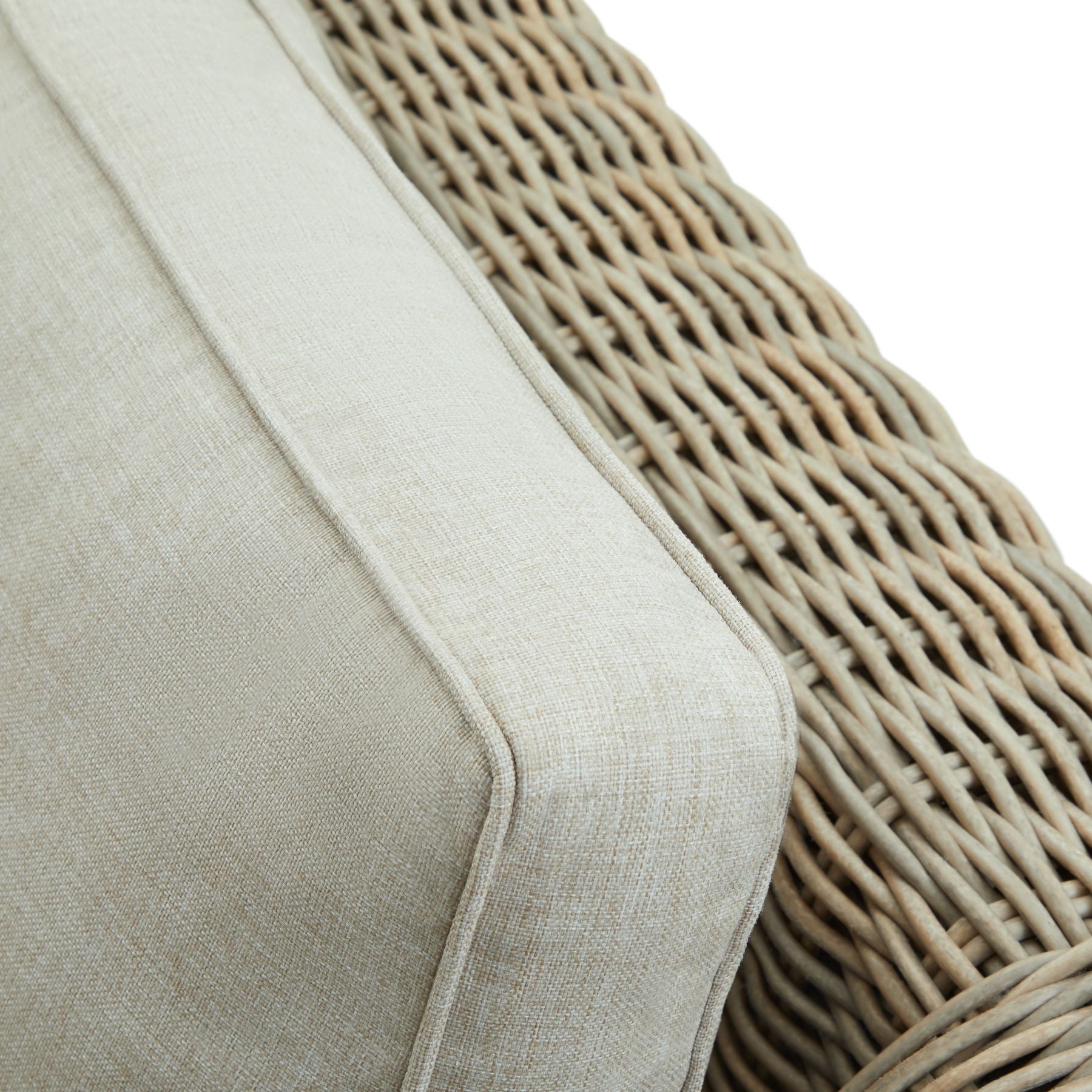Capri Collection Outdoor Three Seater Sofa close up 3