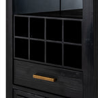 Close up of Lennox Black Drinks Unit