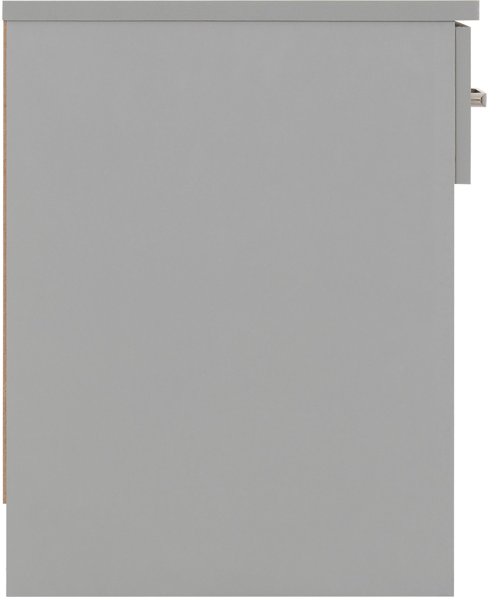Dakota 1 Drawer Bedside Table - Light Grey