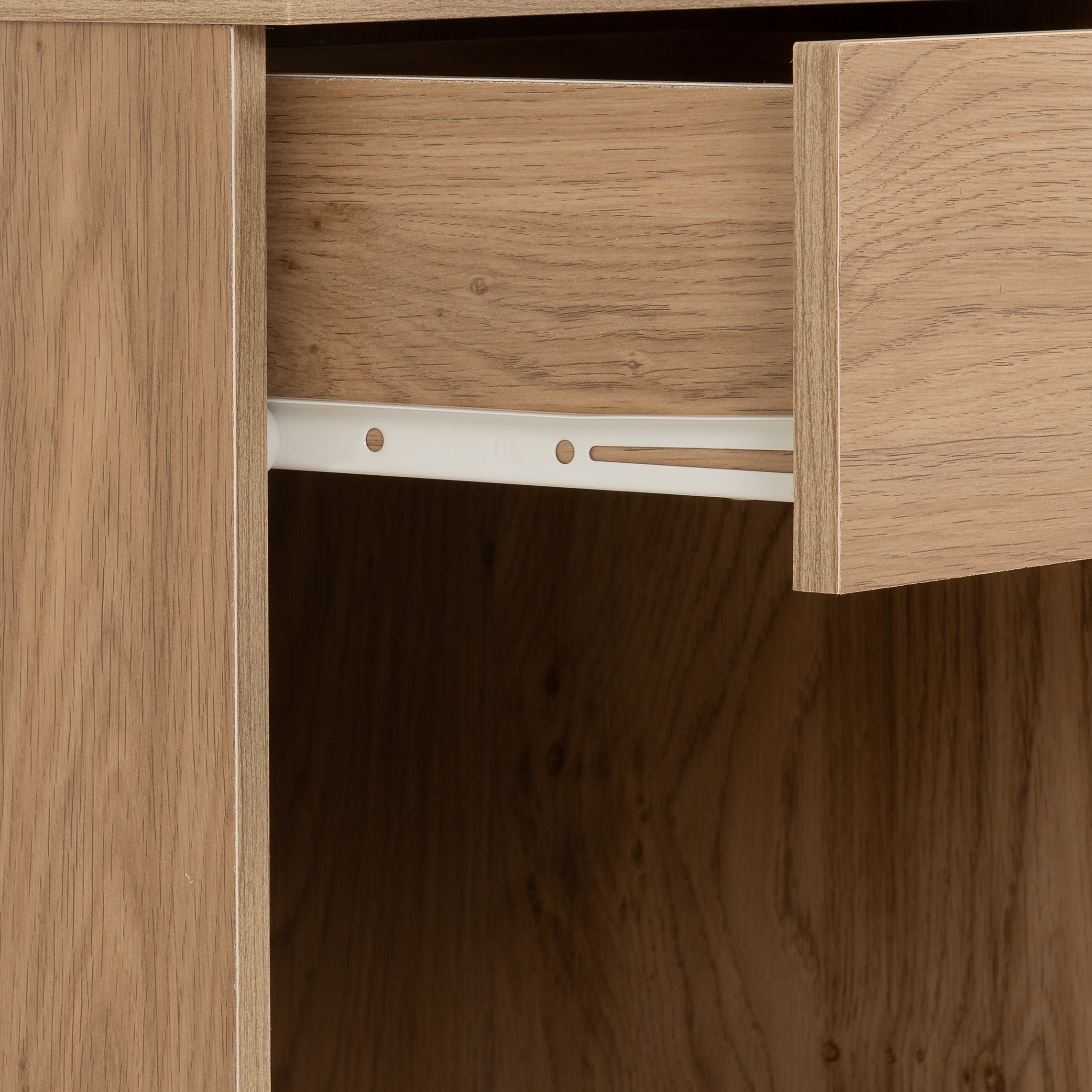 Dakota 1 Drawer Bedside Table - Oak Effect