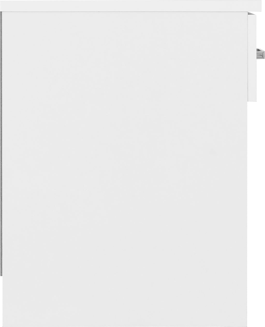 Dakota 1 Drawer Bedside Table - White