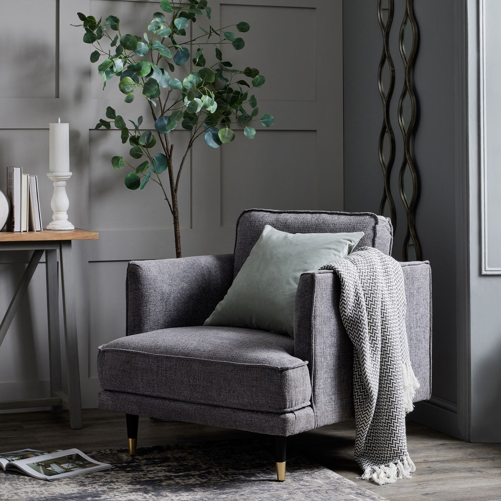 Hampton Grey Large Arm Chair 2