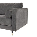 Hampton Grey Large Arm Chair close up