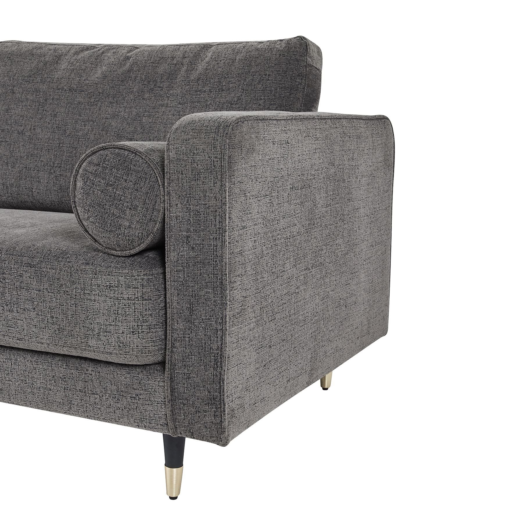 Hampton Grey Large Arm Chair close up
