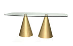Oscar Large Rectangular Dining Table front view