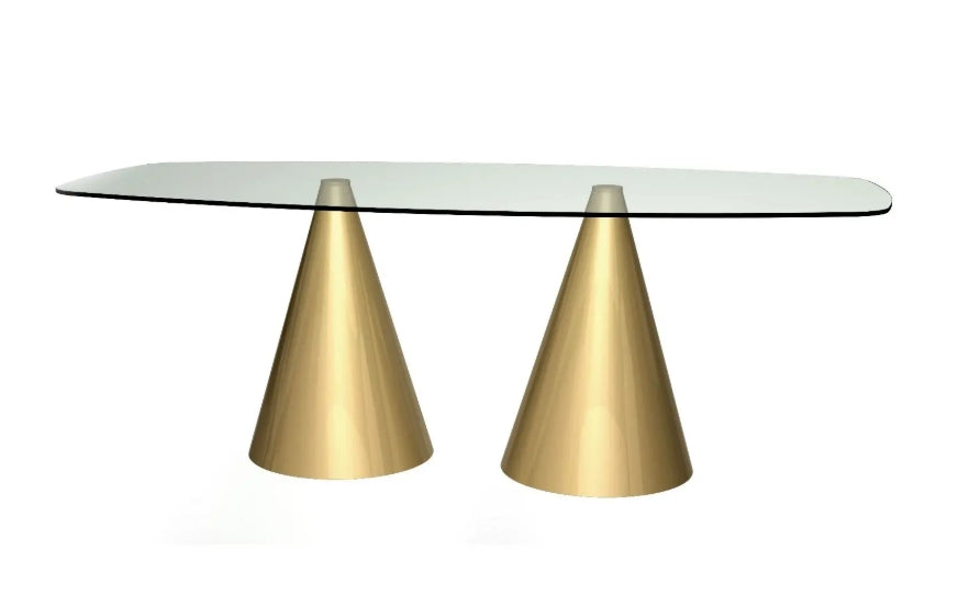 Oscar Large Rectangular Dining Table front view