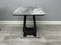 Zermatt Lamp Table Grey Ceramic
