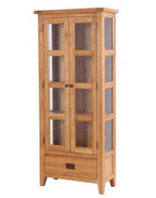 1 Drawer 2 Door Glazed Display Cabinet