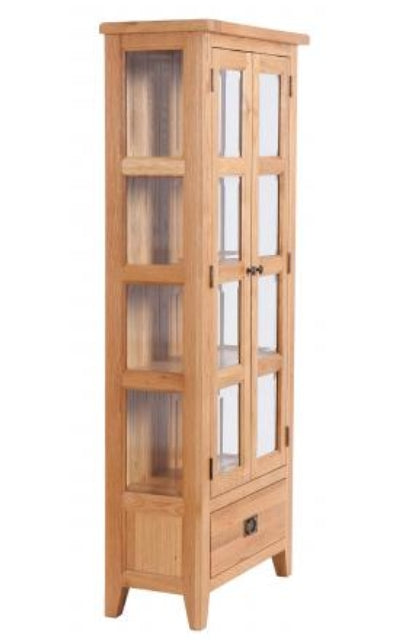 1 Drawer 2 Door Glazed Display Cabinet