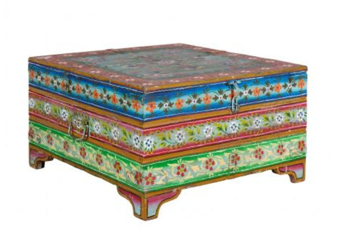 Vintage Hand Painted Coffee Table