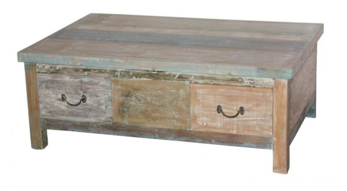 Reclaimed Coffee Table with 2 Drawers