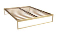 Federico Gold Double Bed Frame