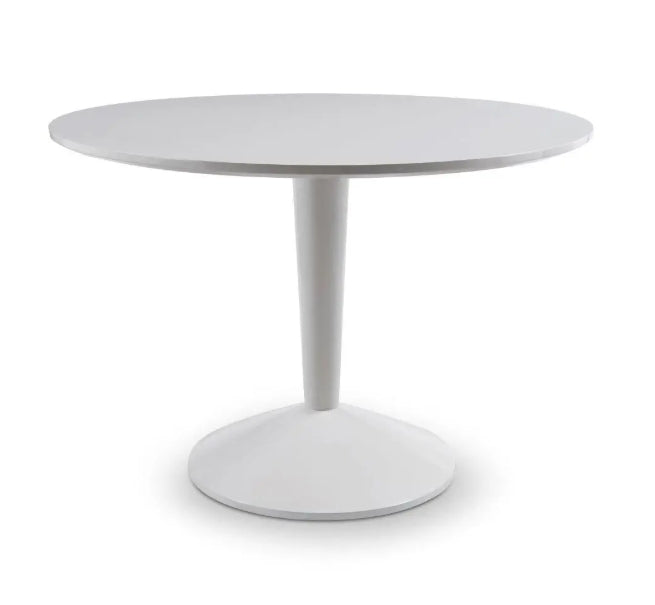 Iona Large Round Dining Table - White