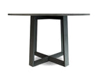 Cadiz Large Round Dining Table - Black