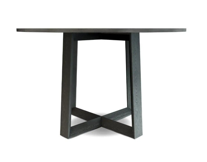 Cadiz Large Round Dining Table - Black