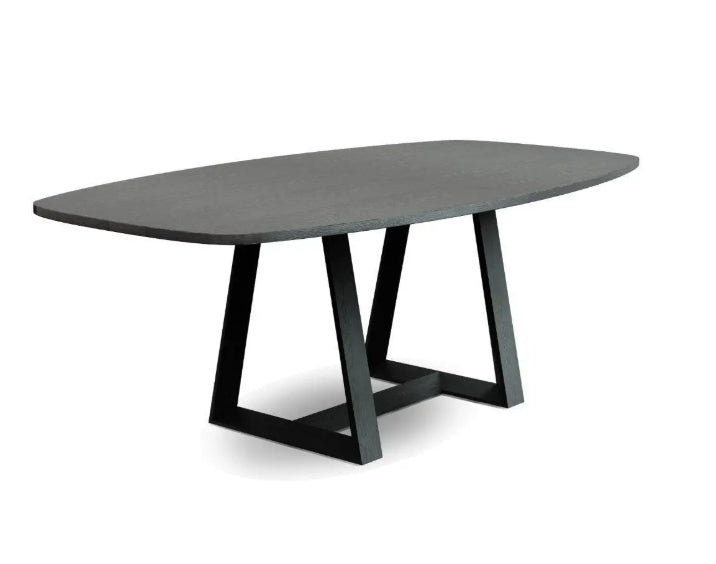 Cadiz Large Rectangular Dining Table - Black