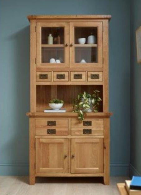4 Drawer 2 Door Hutch