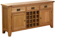 3 Drawer 2 Door Wine Table