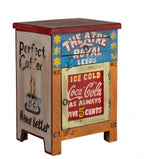 Hand Painted Vintage Cabinet